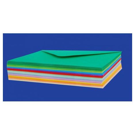 Koperta Argo 80x160mm Kolorowe do zaproszeń 130g, 1szt - 2